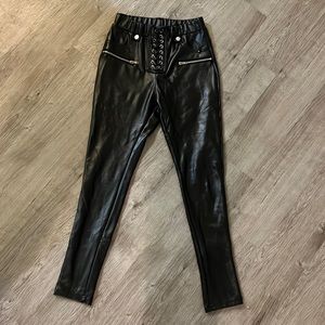 Leather Skinny Jeans